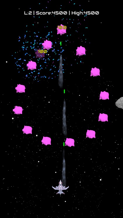 BaconVaders - 80s Arcade Game screenshot-3