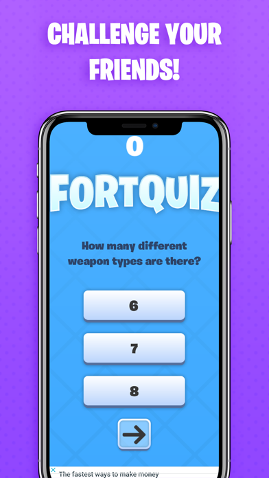 FortQuiz Trivia for Fortnight! screenshot 3