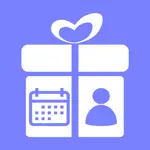 Gift planner and reminder App Contact