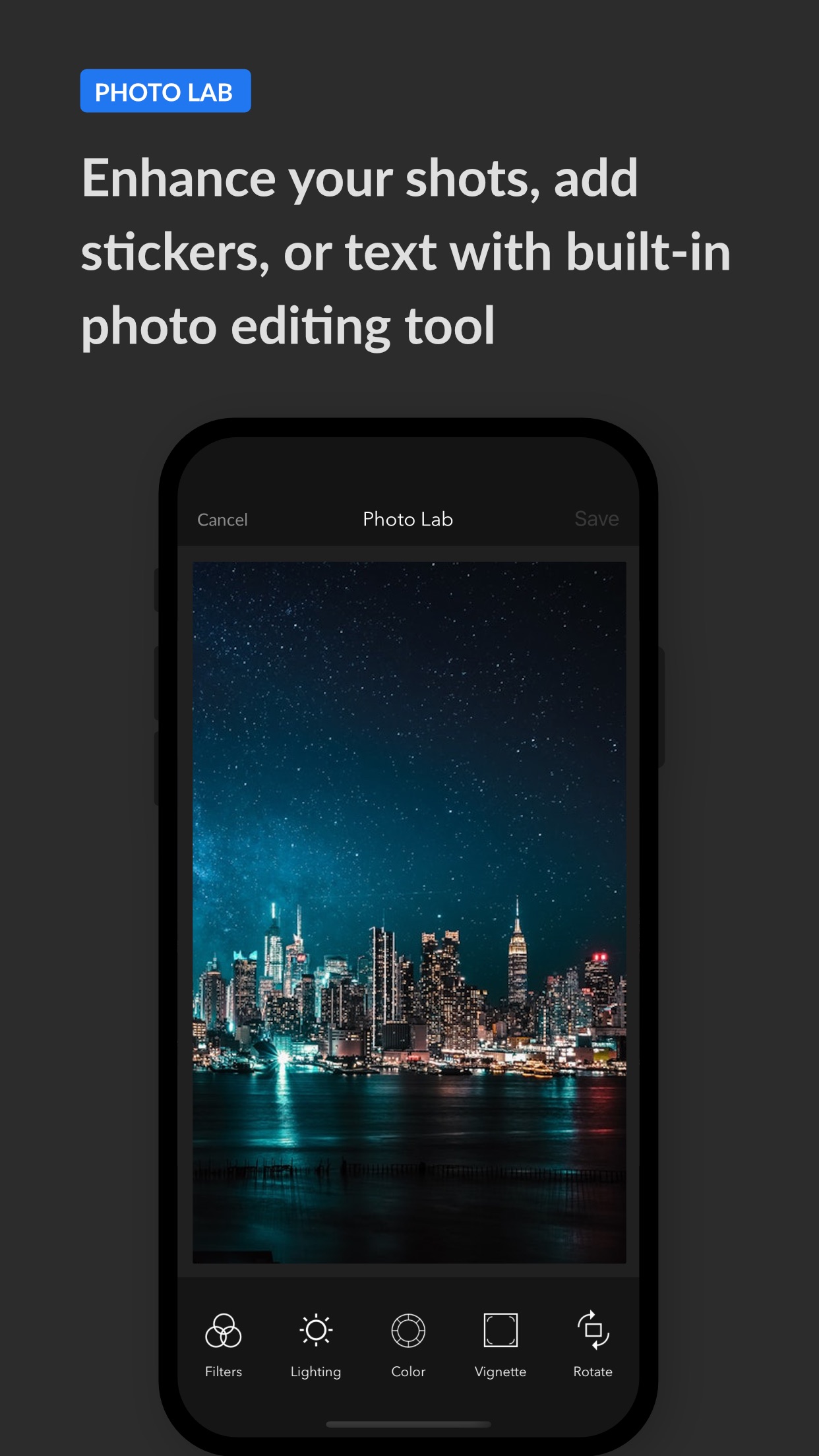 Screenshot do app Pixel+ Camera