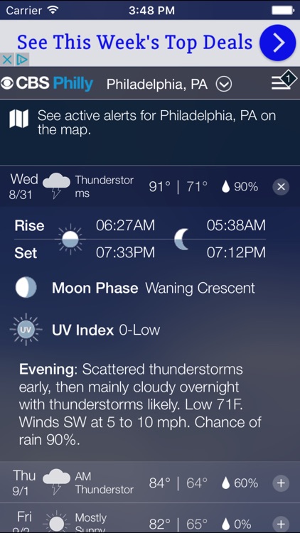 CBS Philly Weather