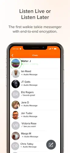 Captura 1 Walkie-Talkie PTT de Voxer iphone