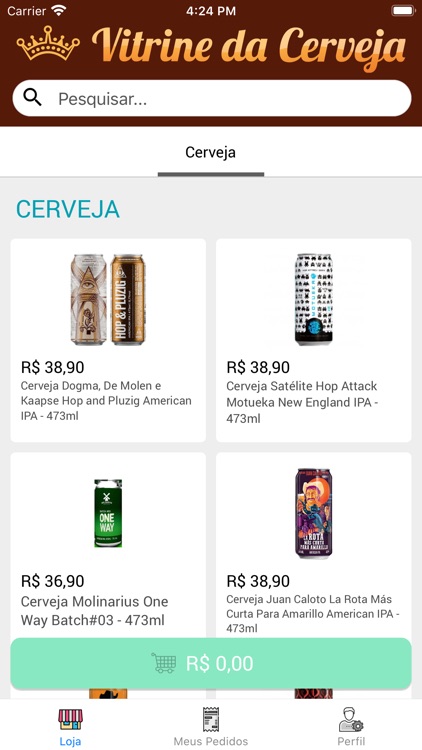 Vitrine da Cerveja