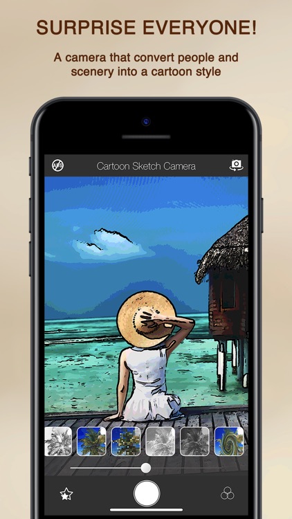 Cartoon Sketch Camera PRO screenshot-0