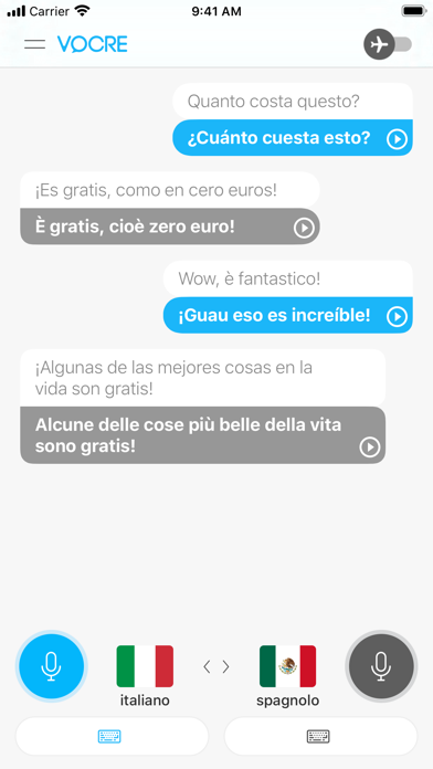 Screenshot of Traduttore Vocale e Testo4