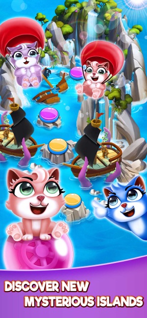 Cat Pop Island: Bubble Shooter(圖3)-速報App