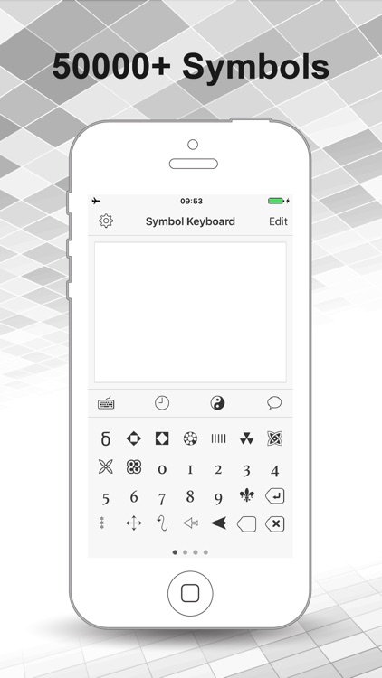 Symbol Keyboard for Texting