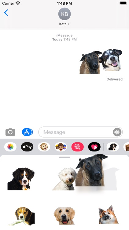 Dog photo sticker screenshot-3