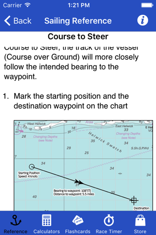 Sailing Reference screenshot 2