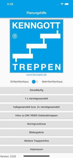 Treppen Planungshilfe Kenngott(圖1)-速報App