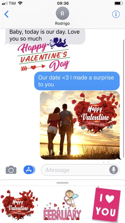 True Love - Valentine Stickers