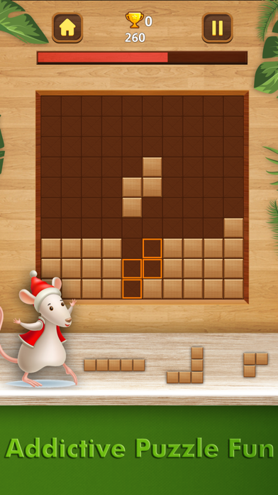 Wood Puzzle - Fill Block 1010 screenshot 2