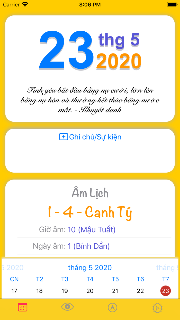 LTV Plus - Lịch Vạn Niên Tử Vi
