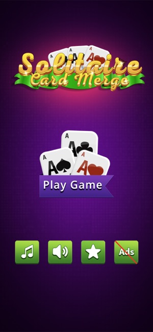 Solitaire Card Merge Game