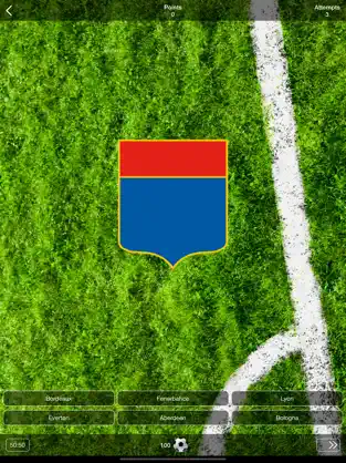 Captura de Pantalla 1 Prueba de logotipo de fútbol iphone