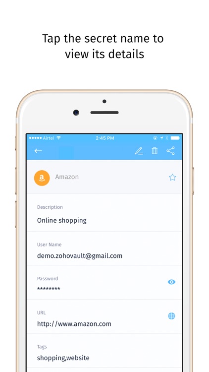 Password Manager - Zoho Vault screenshot-3