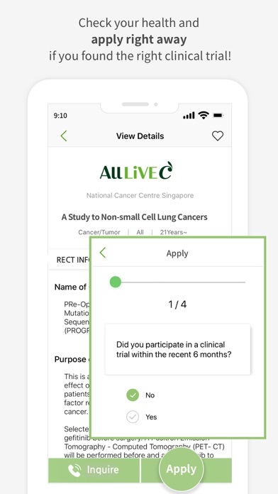 Smart Clinical Trials AllLiveC screenshot 2
