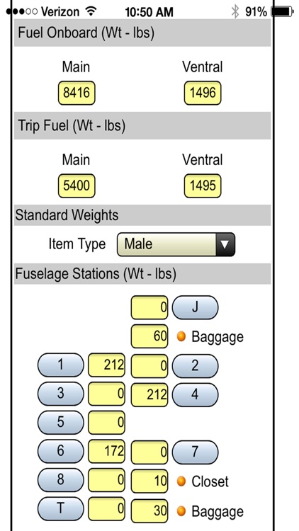 eFlite Weight and Balance