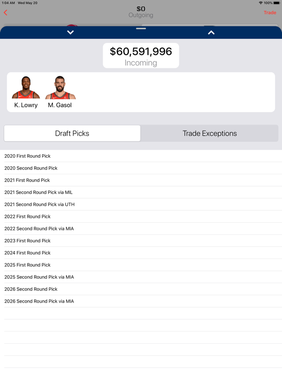 NBA Swap: NBA Trade Machine screenshot 3