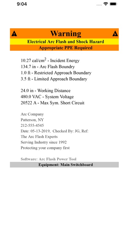 Arc Flash Power Tools