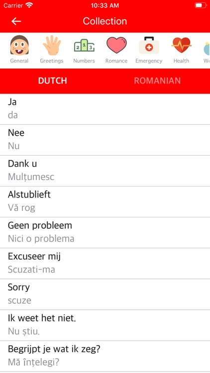 Dutch Romanian Dictionary