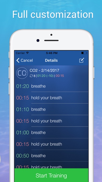 STAmina Apnea Trainer Screenshot 4