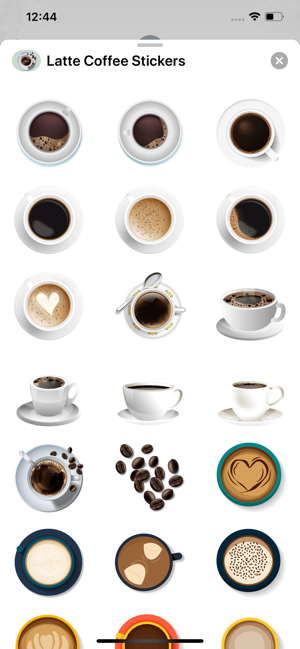 Latte Coffee Stickers(圖3)-速報App