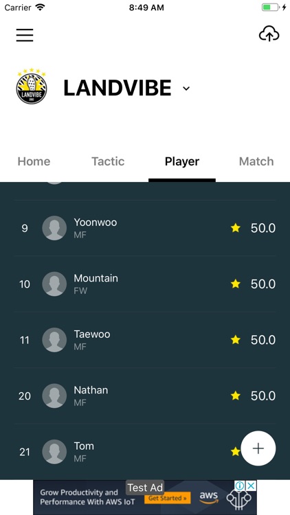 Soccer Board - Manage tactics