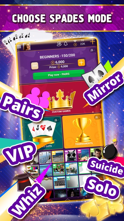 VIP Spades - Online Card Game