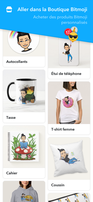 Bitmoji Dans Lapp Store