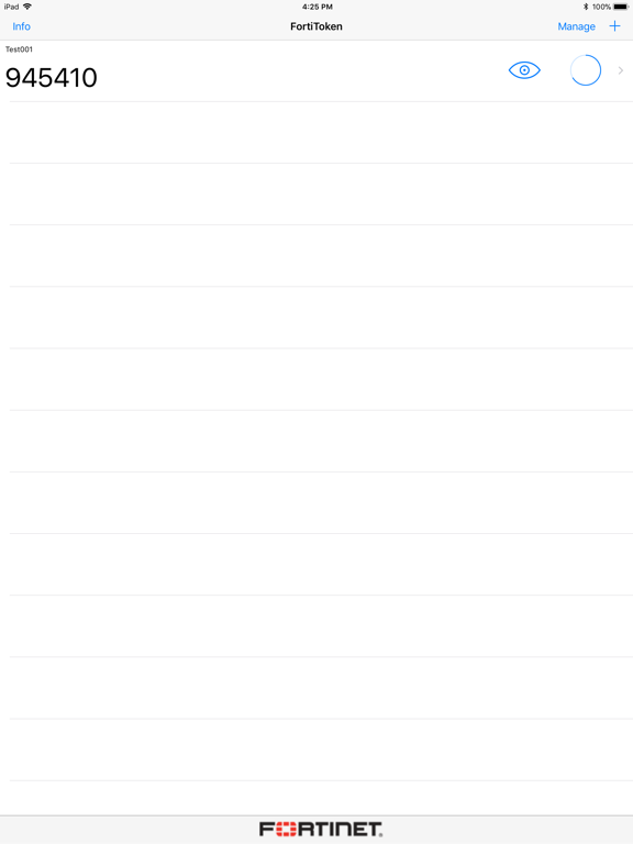 FortiToken Mobile screenshot 3