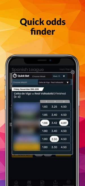 Spanish Football Odds Magic(圖5)-速報App