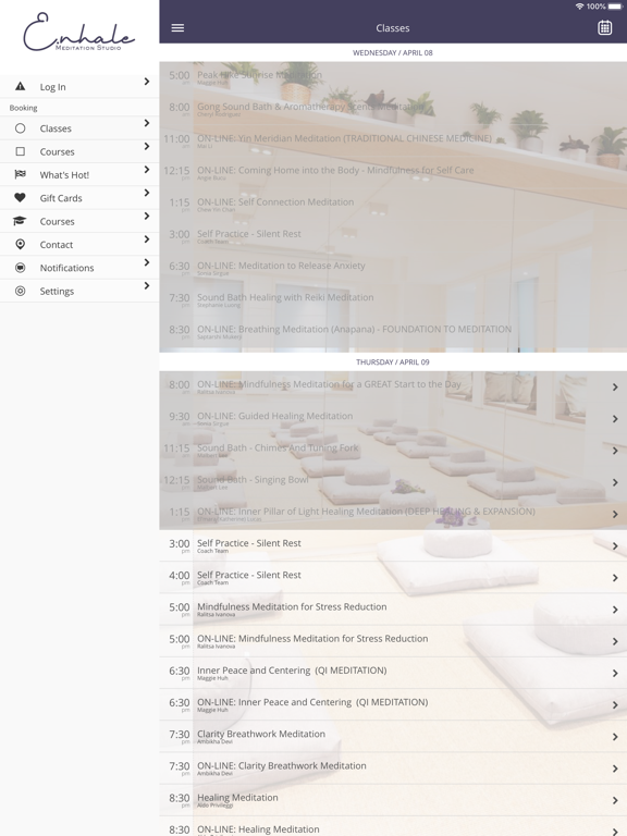 Screenshot #5 pour Enhale Meditation Studio