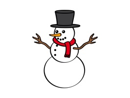 Funny Snowman Stickers