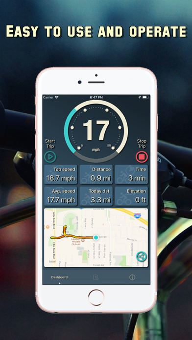 Bike dashboard screenshot 3