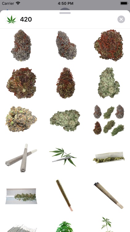 420 Leafs Stickers