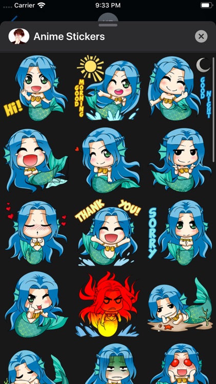 iStickers: Anime Stickers screenshot-7