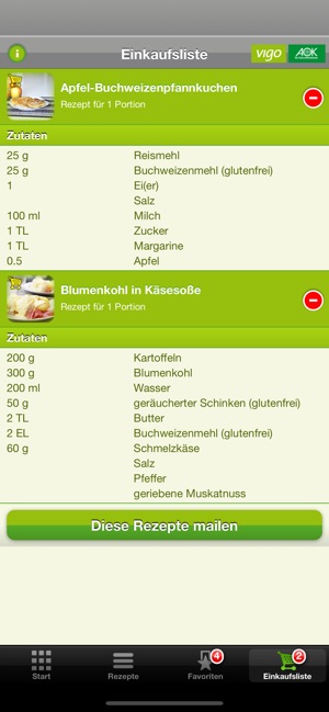 AOK glutenfreie Rezepte(圖3)-速報App