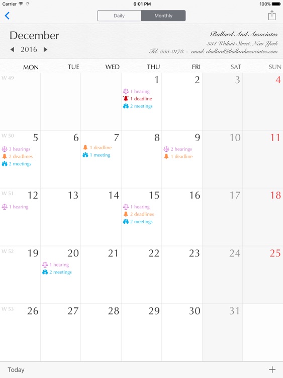 Lawyer's Planner