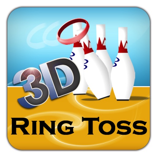 Ring Toss 3D - Top Touch Strategy Flick Arcade Family Fun Simulation Game icon