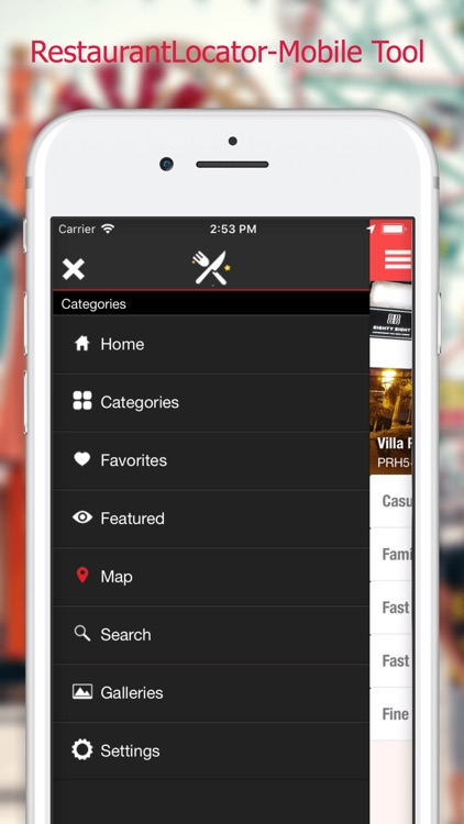 RestaurantLocator-Mobile Tool