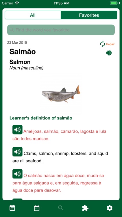 Portuguese Word of the Day screenshot-3