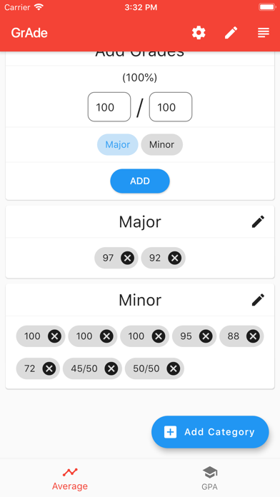 GrAde - Grade Calculator screenshot 2