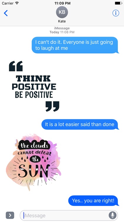 Animated Think Positive Quotes screenshot-4