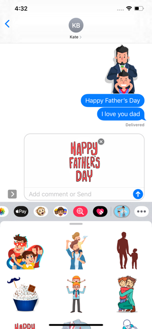 I Love Father’s Day Stickers(圖2)-速報App