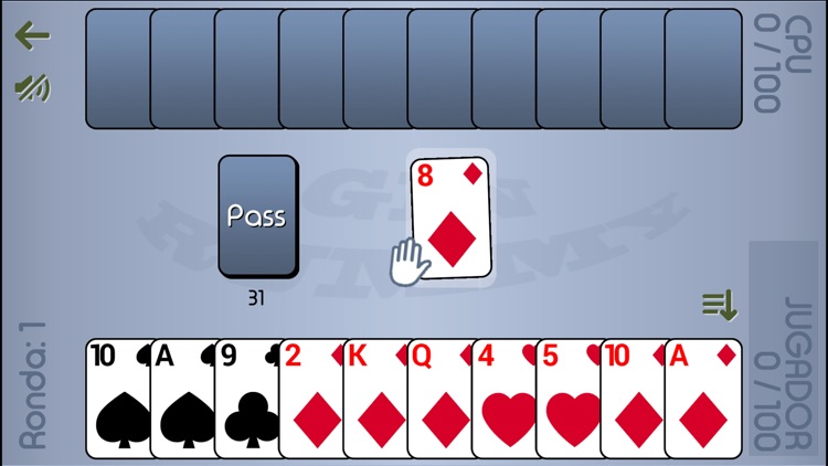 Gin Rummy: card game