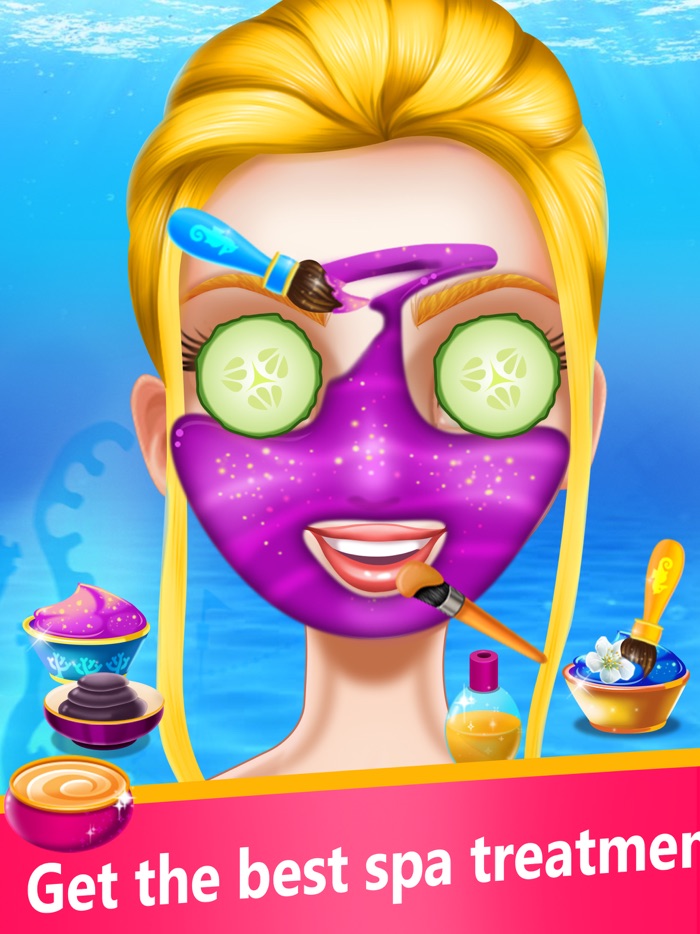 美人鱼时尚美容沙龙装扮