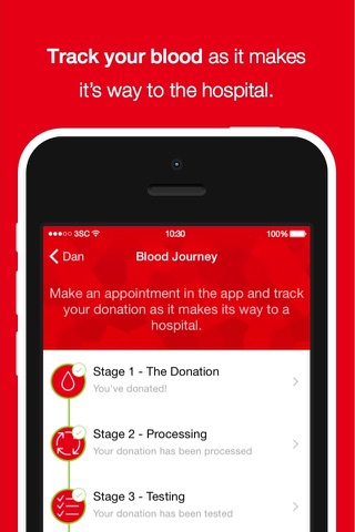 Blood Donor American Red Cross screenshot 2