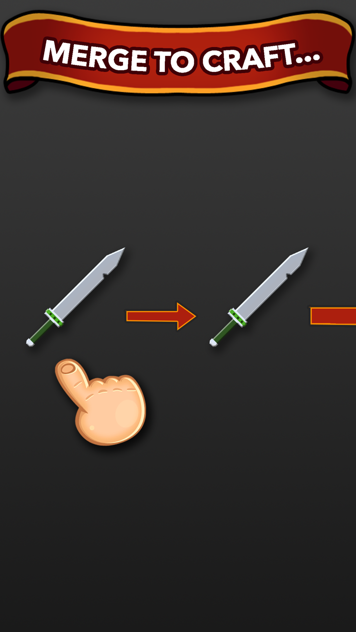 Blacksmith - Merge Idle RPG Hack screenshot 1 - iOS game interface