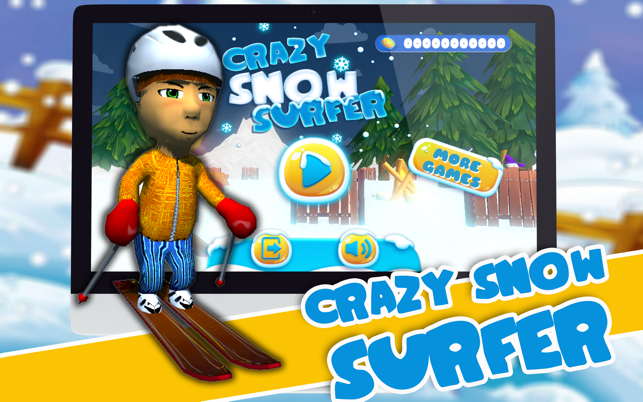 Crazy Snow Surfer SKI SAFARI(圖1)-速報App